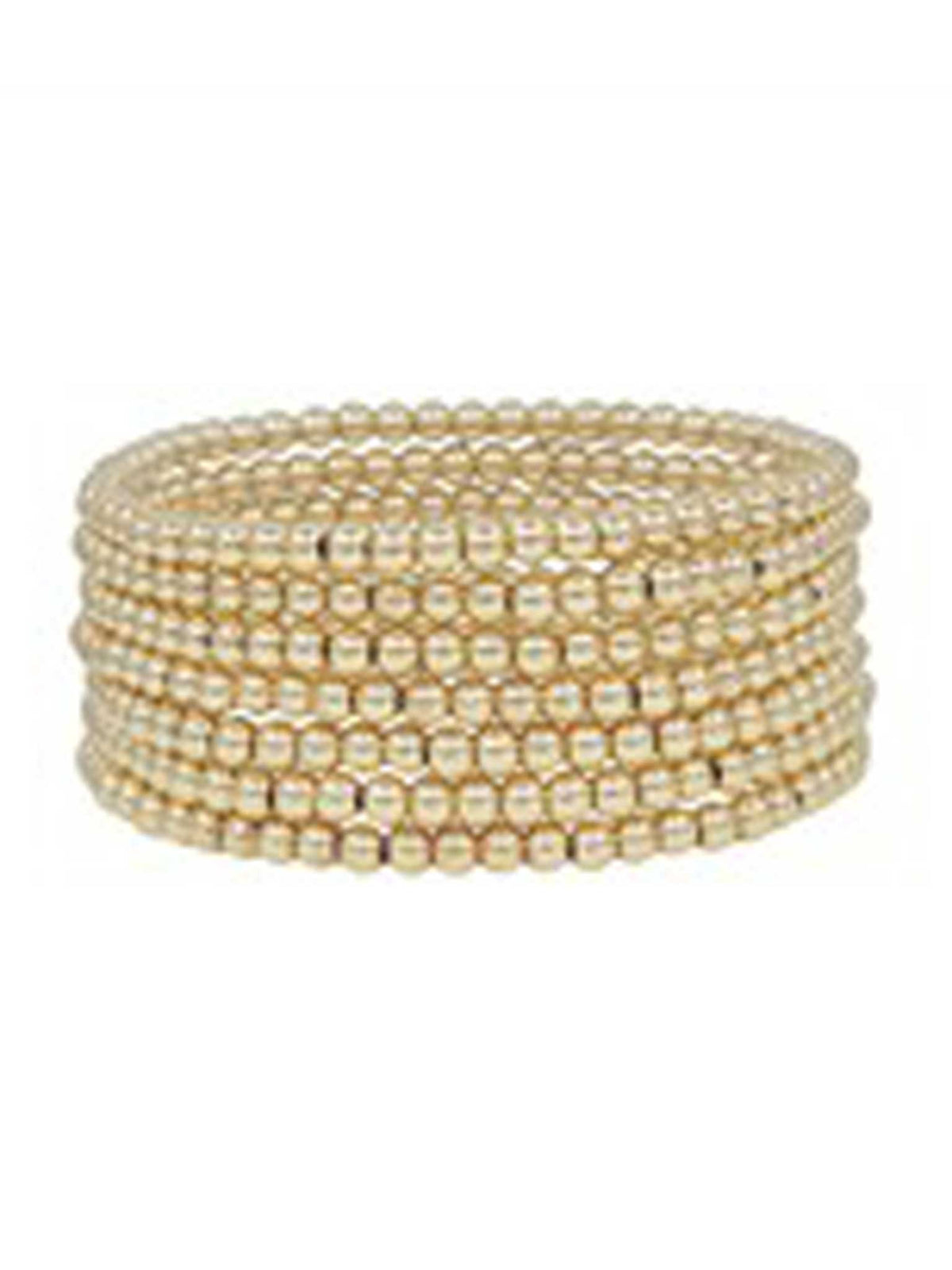 Gold Beaded 4mm Set