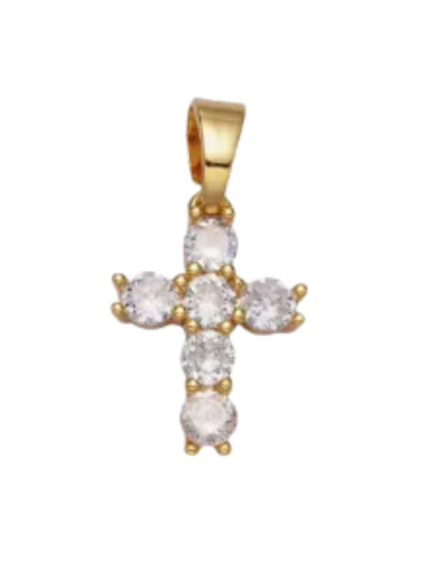 Small Thick Cross Charm