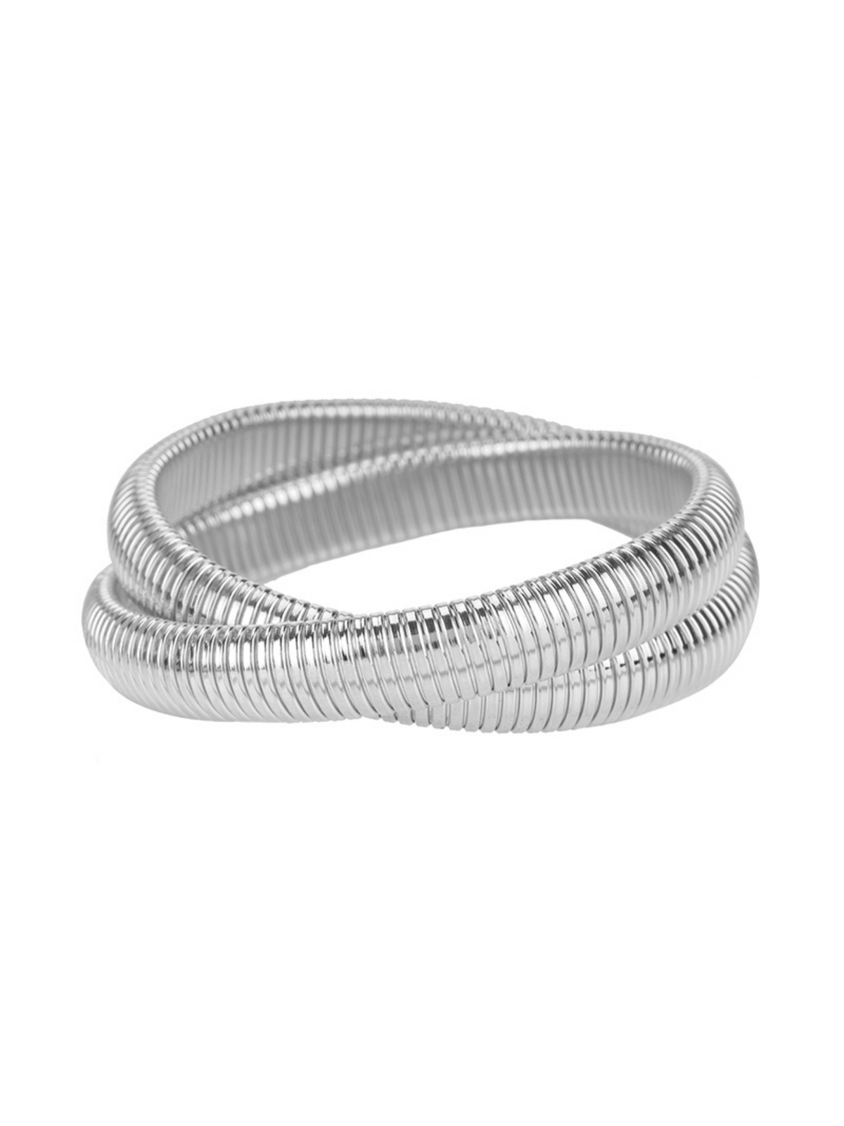 Metal Herringbone Twisted Bracelet