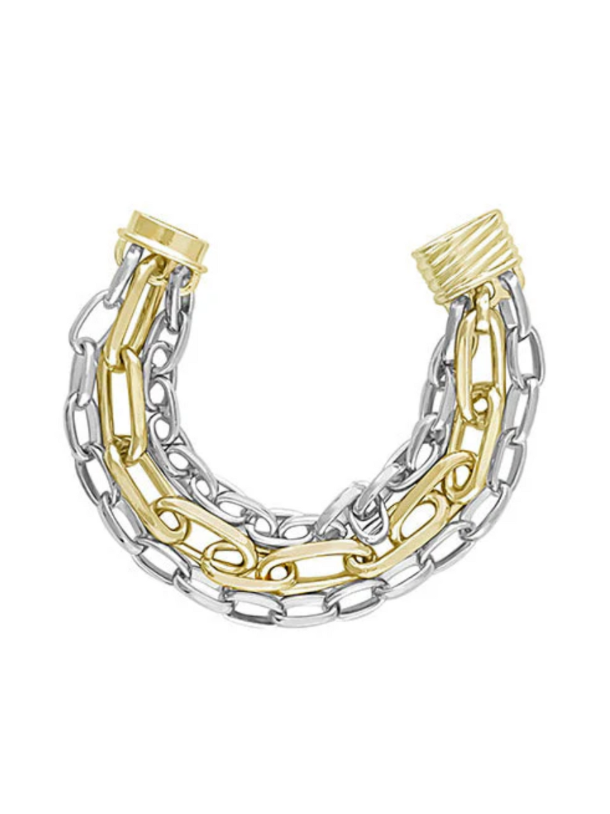 Layered Chainlink Magnetic Bracelet