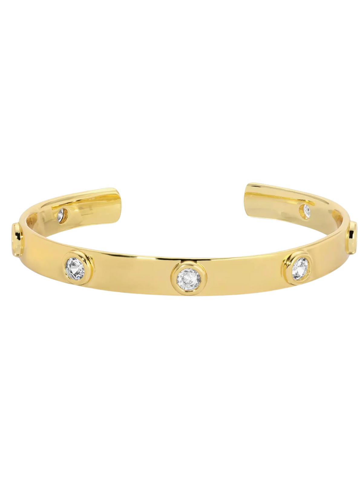 Cubic Zirconia Cuff Bracelet