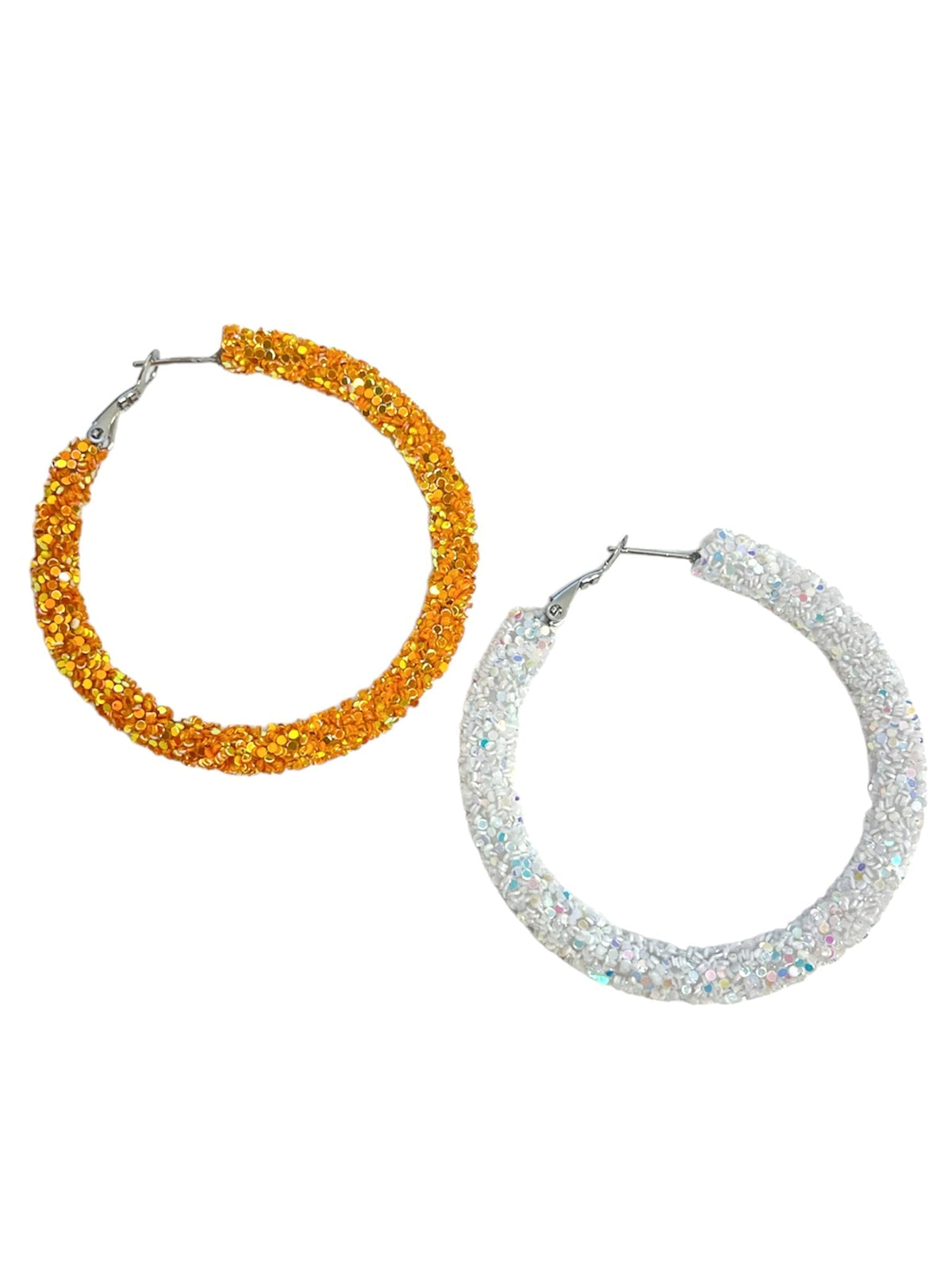 Orange and White Hoops